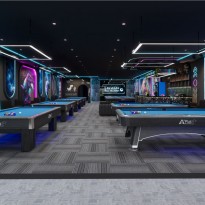 Không gian thiết kế quán bida Lasvegas Club hiện đại và đẳng cấp 